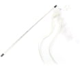 thumbnail image 1 of Cat Wand Toy Furry Ribbon Bell Cute Cat Teaser Toy Kitten Play Toy for Training, 1 of 8