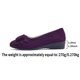 thumbnail image 4 of Zapatos de Verano Casuales para las Mujeres Versátiles de Moda de Tamaño Grande Tacón de Cuña Boca Poco Profunda Bowknot Zapatos de Cabeza Redonda Zapatos de Cuña Baja para las Mujeres, 4 of 9
