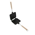 thumbnail image 2 of Cooking Pan, Double Sided Frying Pan Easy To Clean Heat Polymerizing Bottom Aluminum Alloy  For Home For Party, 2 of 8