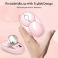 thumbnail image 3 of Sans Fil pour Ordinateur Portable PC 2.4G+BT3.0+BT5.0 Connexion Portable Mobile Optique Bureau 3 DPI Réglage Compatible avec Windows MacOS Android Système Vert, 3 of 7