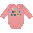 thumbnail image 3 of Inktastic Happy Birthday Daddy Boys or Girls Long Sleeve Baby Bodysuit, 3 of 5
