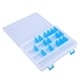 thumbnail image 3 of Bandeja de aparejos de pesca, caja de almacenamiento de aparejos de pesca ligera y transparente de plástico con inserciones para anzuelo, 3 of 5