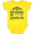 thumbnail image 3 of Inktastic My Mema Loves Me Girls Girls Baby Bodysuit, 3 of 5