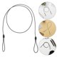 thumbnail image 1 of ADDHAT 10Ud Lanyard Elástico Negro Para Stylus Y Gafetes Con Clip Antiperdida, 1 of 8