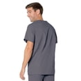 thumbnail image 4 of Landau Essentials Men's Classic Fit V-Neck Five Pocket Scrub Top, Style 7489, 4 of 4