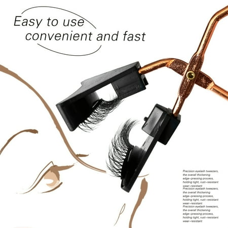 

HAZHOUYUJIUKJ Effortless Premium Magnetic Eyelash Application Tool Set with Curled Magnetic Eyelashes - Magnetic Clip for Easy and Seamless Application of False Lashes