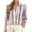 Purple, variant on Qulqfy Womens Blouse Plus Size Fall Dressy Striped Long Sleeve Button Up Casual Army Green Collared Tops for Women L