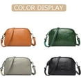 thumbnail image 6 of Small Crossbody Bags for Women Genuine Leather Wristlet Clutch Purses Crocodile Pattern Crossbody Purse, 6 of 7