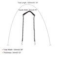 thumbnail image 2 of Correa de Candena para Bolso de Mujer, 51" Correas para Bolsos, Reemplazo Bolso Cadena para Monedero, Asas Hombro Cruz Cuerpo Reemplazo Correa, Negro Correa Oro Cadena Unique Bargains suministros para hacer bolsos, 2 of 5