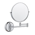 thumbnail image 1 of 8 Inch LED Wall Mounted Makeup Mirrors Lighted Magnifying Mirror, 1x/10x Magnification, 360° Extendable Swivel, for Bathrooms and Family, 1 of 4