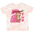 thumbnail image 3 of Inktastic Pink Sloth 2nd Birthday Girls Toddler T-Shirt, 3 of 5