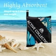 thumbnail image 2 of AKASO Microfiber Beach Towel Super Absorbent Quick Fast Dry Sand Free Oversized 63x31 inches Lightweight Towel, 2 of 7
