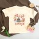 thumbnail image 3 of Camiseta con estampado de Feliz Navidad en español para niños, ropa de fiesta navideña para niños y niñas, camisetas retro para niños, camisetas festivas para niños pequeños, 3 of 5