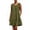 *Army Green, variant on ClodeEU Women's Round Neck Ruffle Sleeveless Tiered Mini Dress with Pockets,Casual Summer Loose Dress Army Green,Women's Plus L