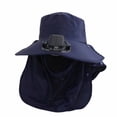thumbnail image 2 of BotaniNest Portable Solar Powered Fan Hat For And Wide Brim Sun Outdoor Summer Hiking Travel, 2 of 6