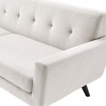 thumbnail image 6 of Sofa, Ivory White, Fabric, Modern Contemporary, Mid Century Living Hotel Lounge Cafe Lobby, 6 of 8