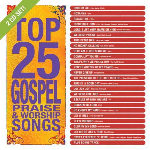 Top 25 Gospel Praise & Worship Songs (2CD) - Walmart.com - Walmart.com