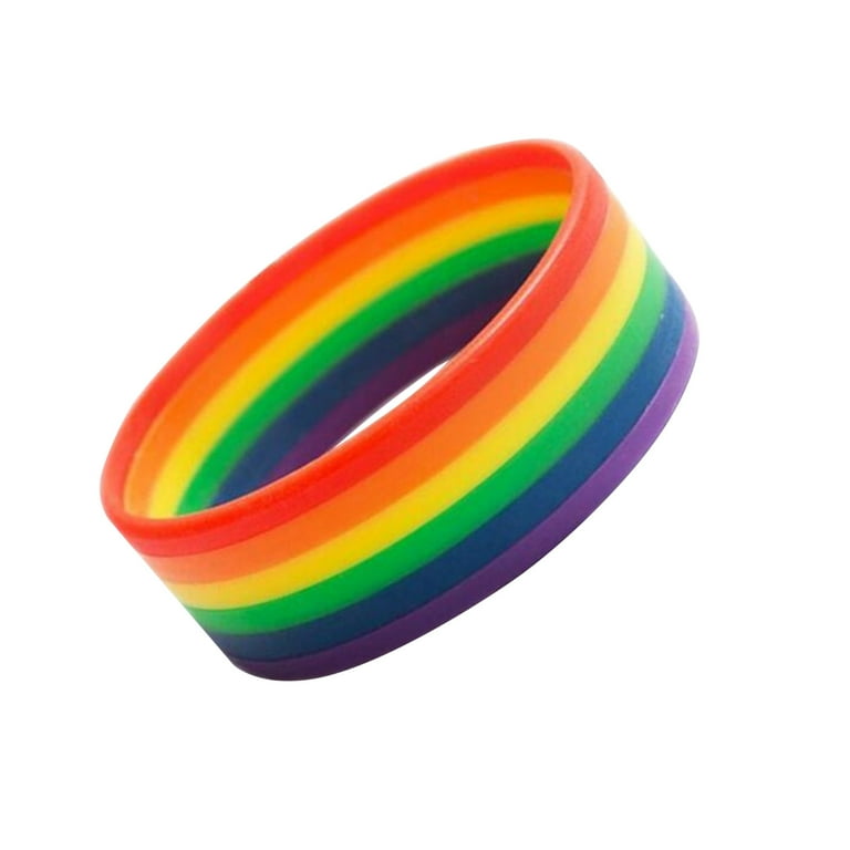 Rainbow wristband hotsell