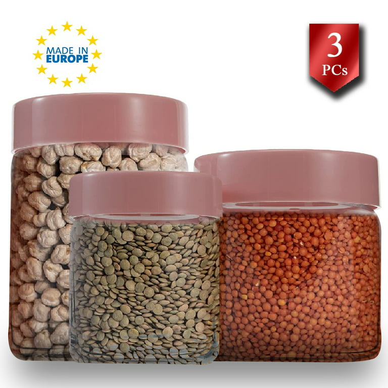 3-Piece Dry Food Storage Set