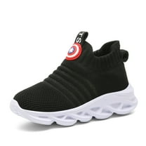 Kids Mesh Sneakers Boys Girls Casual Shoes Unisex-Child Lightweight Breathable Athletic Running Tennis Walking School Shoes