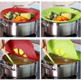 thumbnail image 3 of 2Pcs Spill Stopper Lid Cover,Boil Over Safeguard, 10.2"Green+Red, 3 of 5