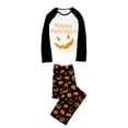 thumbnail image 5 of LuLiaMenton Couples Halloween Pajamas Set, Happy Halloween Jack O Lantern Pumpkin PJs, Long Sleeve Matching Sleepwear for Women Men, Womens S, 5 of 5