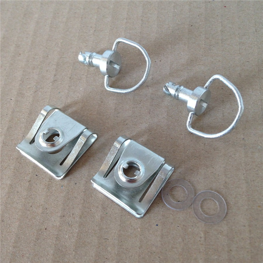 HTTMOTOR 19mm Chrome Quick Release Fasteners Fairing Bolts Studs