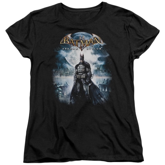 Batman Aa Game Cover S/S Women's T-Shirt Black