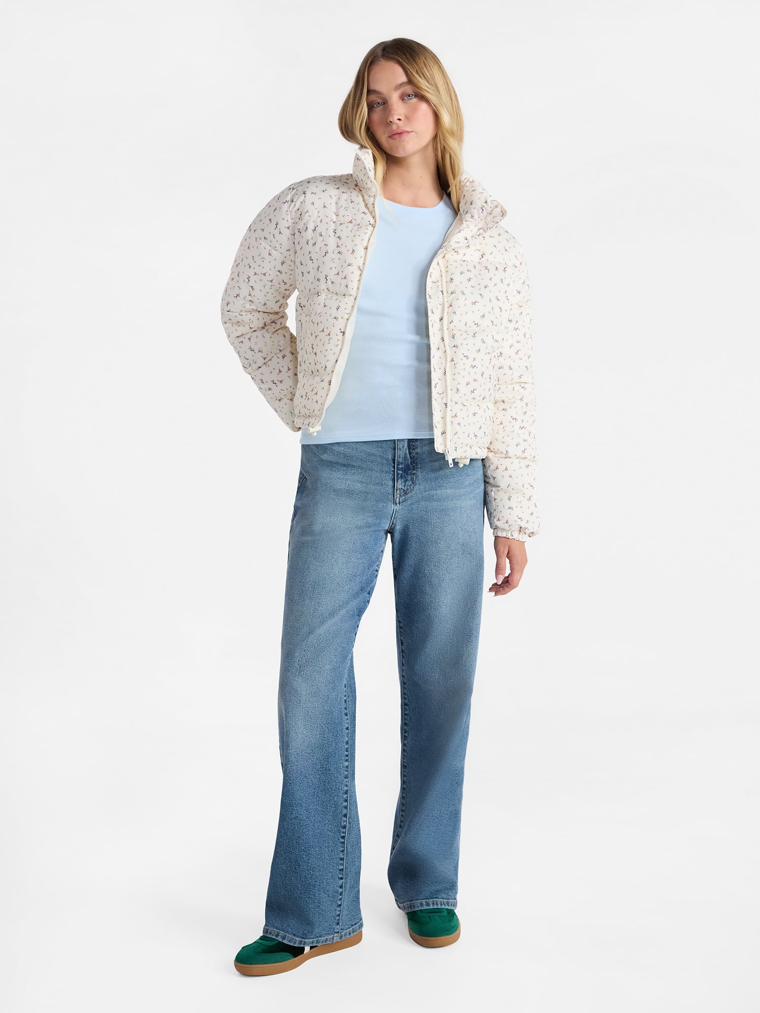 No Boundaries Puffer Jacket, Women's