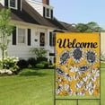 thumbnail image 4 of Spring Summer Sunflower Garden Flag 28x40 Inch Double Side for Outdoor Courtyard Garden Decor Flowers Welcome Holiday Flag for Outside Decoration, 4 of 6