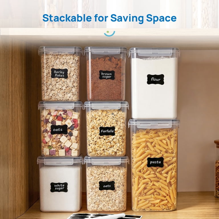 Vtopmart Large Airtight Food Storage Containers Set, Flour Sugar