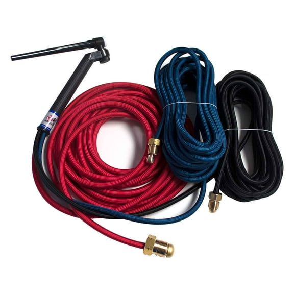 CK FL230 Water Cooled TIG Torch Kit, Flex-Loc, 230A, 25', 3-Pc, Super-Flex, FL2325SF