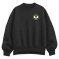 thumbnail image 2 of Wicked - Wizard Sees Everything - Ladies Oversized Fleece Crew Sweatshirt, 2 of 4