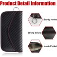 thumbnail image 4 of 1 Pack Faraday Bag for Key Fob RFID Signal Blocking Key Fob Protector and Anti-Hacking Faraday Cage Carbon Fiber Anti-Theft Car Keys Faraday Pouch Premium Car Key Safe Protector (Large), 4 of 5
