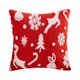 thumbnail image 1 of ¡Oferta especial! Cojines decorativos Zainafacai rojos navideños con copos de nieve bordados, fundas de lona para cojines, decoración navideña para el hogar, fundas suaves para sofá, dormitorio,, 1 of 8