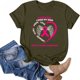 thumbnail image 3 of Blusa Suelta de Manga Corta Con Cuello Redondo Y Estampado de Moda Para Mujer Odeerbi  ODB179235, 3 of 4