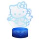 thumbnail image 5 of Lámpara de noche de Hello Kitty, regalo de cumpleaños en 3D, adornos creativos, lámpara de mesa pequeña, lámpara de ambiente de celebridades de Internet, lámpara de mesa de escritorio creativa, 5 of 5