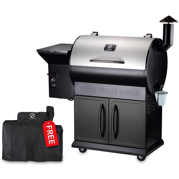 Z GRILLS ZPG700E 694 sq. in. Wood Pellet Grill and Smoker 8in1 BBQ