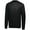 Black, variant on Augusta sportswear Men's 60/40 Fleece Crewneck Sweatshirt - 5416