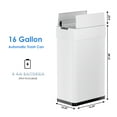 thumbnail image 2 of Arlopu 16 Gallon Touchless Motion Sensor Trash Can Stainless Steel Automatic Garbage Can with Soft-Close Lid, 2 of 9