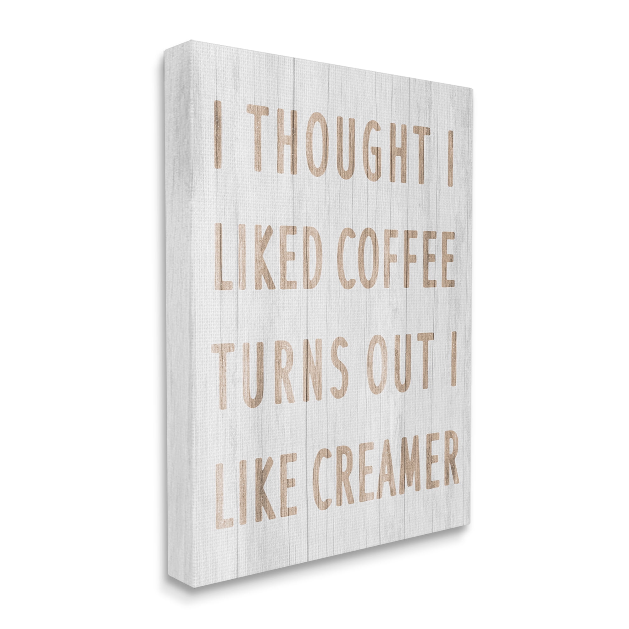 Stupell Industries Funny Kitchen Coffee Phrase Food & Beverage Painting Gallery Wrapped Canvas Print Wall Art, 36 x 48