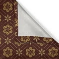 thumbnail image 5 of Ambesonne Abstract Grommet Curtain, Dotted Flowers Pattern, 50" x 108", Maroon Pale Brown, 5 of 6