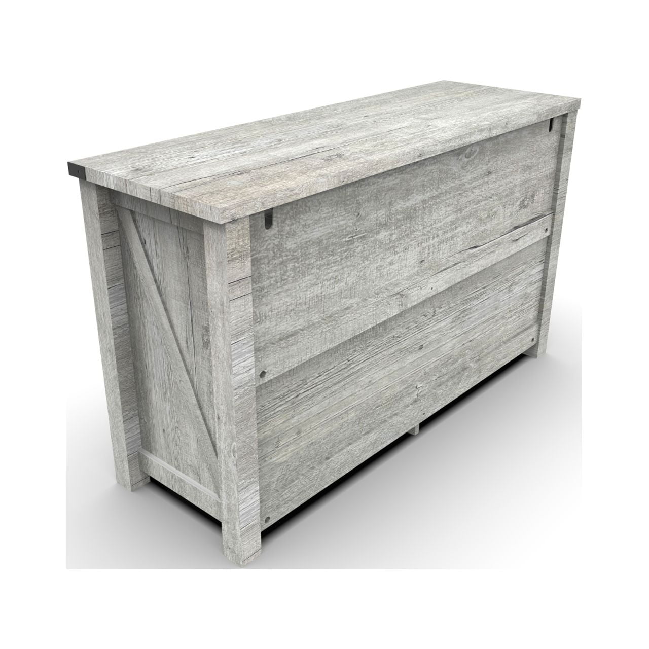 Resenkos Farmhousetic Wooden Led 7 Drawers Dresser for Bedroom, Industrial Gray Chest of Drawers Resenkos Farmhousetic Wooden Led 7 Drawers Dresser for Bedroom, Industrial Gray Chest of Drawers