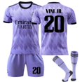 thumbnail image 1 of Nueva temporada 2022-2023 Camiseta de fútbol del Real Madrid uniformes de fútbol VINI JR. 20 niños 18 (100-110 cm) Sincero Electrónica, 1 of 1
