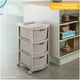 thumbnail image 3 of Torre 3 Niveles Cajonera Multiusos Organizador Plastico beige 6.49 pulg Pido Todo CJN1-3GVT, 3 of 6