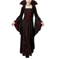 thumbnail image 2 of Fancifize Halloween Dresses for Girls Holiday Party Royal-Vampire Dress Up Kids Medieval Renaissance Outfits, 2 of 7