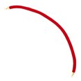 thumbnail image 2 of EeaseCA 1.5m Barrier Rope Crowd Control Lint Rope with Hooks Convenient Rope (Red), 2 of 8