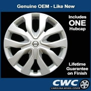 CarolIna Wheel Cover 17-In. Hubcap Fits Rogue 2014 - 2020 Professionally Reconditioned OEM Nissan (1 Piece)