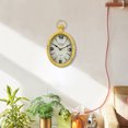 thumbnail image 4 of Old-fashioned antique design, rural retro style. Silent decorative wall clock powered by battery, 4 of 6
