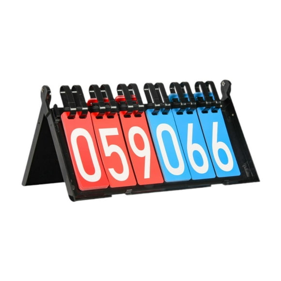 Lipstore Flip Score Board Foldable Table Scoreboard for Volleyball Billiards Baseball